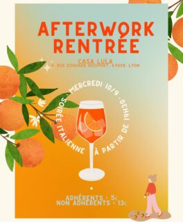 Rentrée certes, mais si on ajoutait pétanque et copaings ? 👀
On vous attend le 10 septembre pour un AW aux petits oignons ! 🧅
Au programme ? 
🥕 Pizzas, planches et boissons offertes,
☄️ Pétanque (gare au premier qui déplace le 🐷)
Donc récapitulatif : 
📍Casa Lula, 3 rue Édouard Nieuport, 69008, Lyon
📅 Mercredi 10 septembre, 19h30
💸 Adhérents : 5€ / Non adhérents : 13€
Inscriptions :
https://www.helloasso.com/associations/syndicat-des-internes-en-pharmacie-des-hopitaux-de-lyon/evenements/afterwork-de-rentree-1
On vous attends nombreux, bisous les stars 🙂↔️🫶🏻
(Billetterie soon 🌟)
Orangement votre 🍊🍊🍊