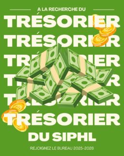 Yo les stars ! (Je commence à être à court d’accroches)
On poursuit notre recherche avec le poste de trésorier ! Si vous êtes intéressés par la gestion de patrimoine et le fait de brider vos VP fest’ envoyez nous un message 🫶🏻

Des bisouuuuuus 👛

PS : Passation le 19/11 🔫
